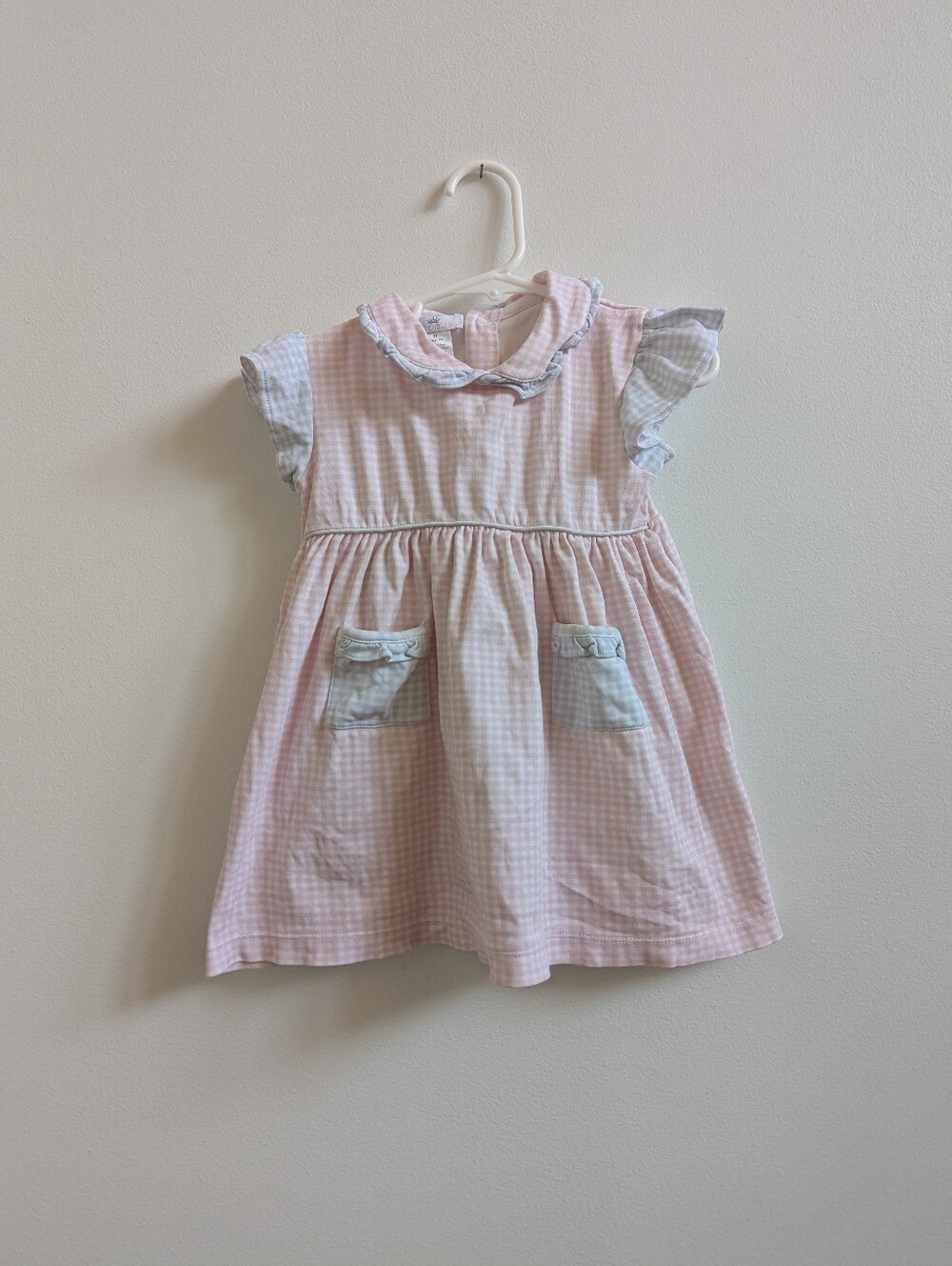 Baby Bliss Dress 2T Pink Gingham Boutique Soft